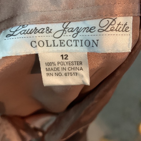Laura & Jayne Petite gold sheer blouse Size 12 - Picture 6 of 7